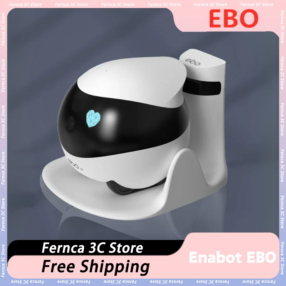 Enabot EBO AIR/EBO SE Intelligent Robot Monitoring Companion Robot Wireless Camera Robot Pet Custom Remote Realtime Control Home