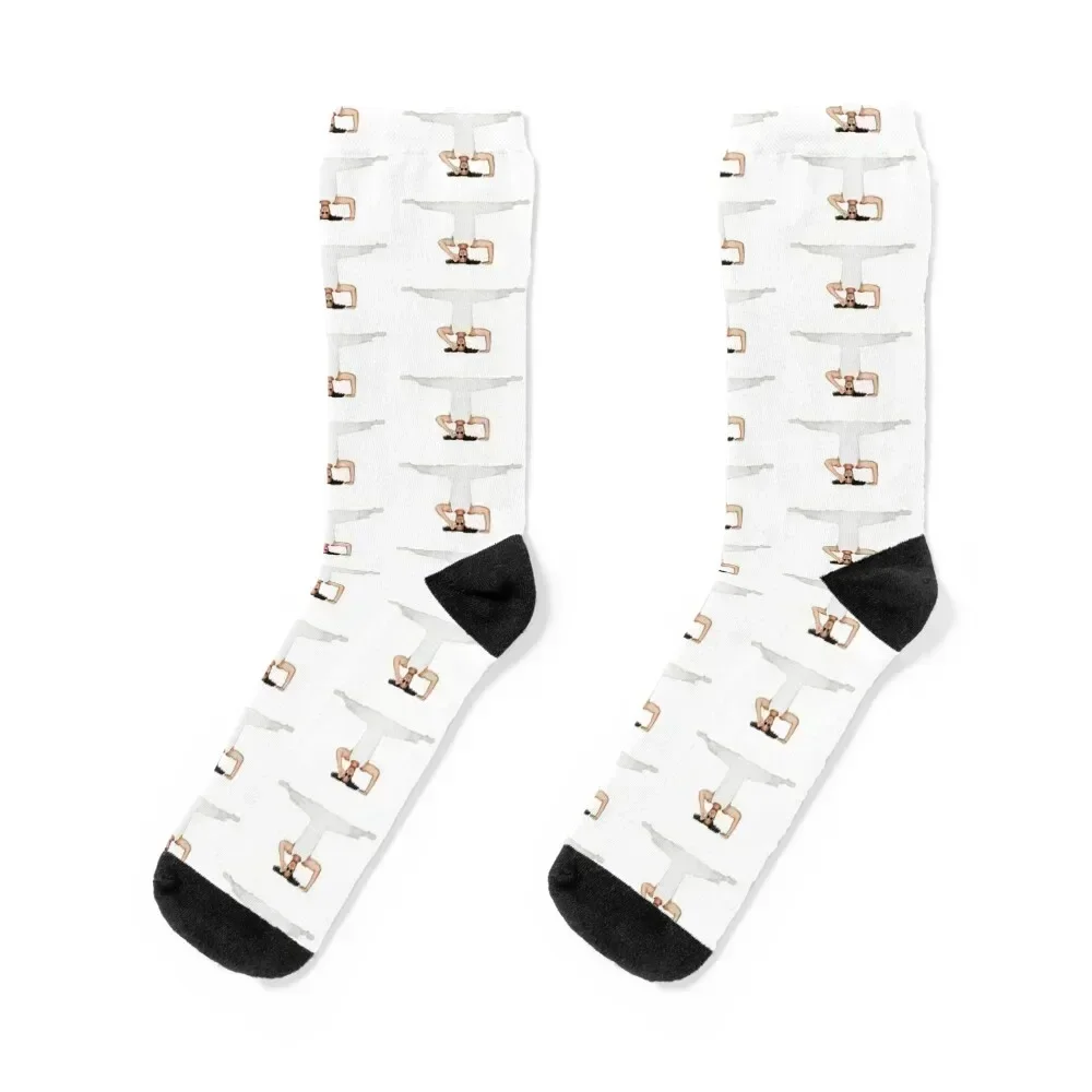 

APC207 Socks Stockings hockey happy Socks For Women Men's