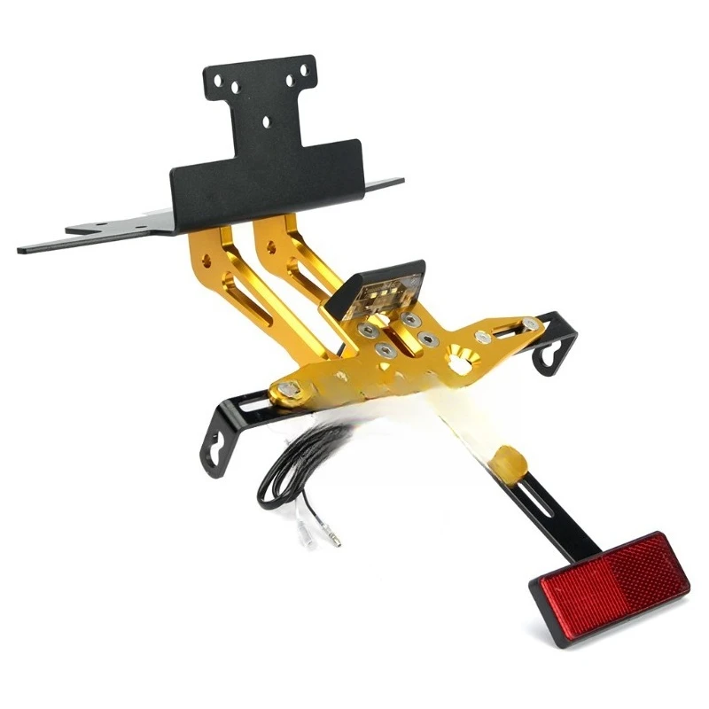 

Applicable to 2017-2024 Yamaha xmax300 motorcycle modified cnc short tail license plate frame with