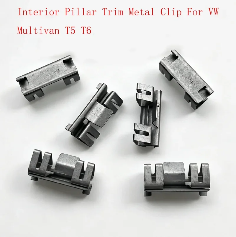 Pillar Trim Metal Retainer Clip For VW Multivan T5 T6 B Pillar C Pillar Interior Trim Panel Fastener