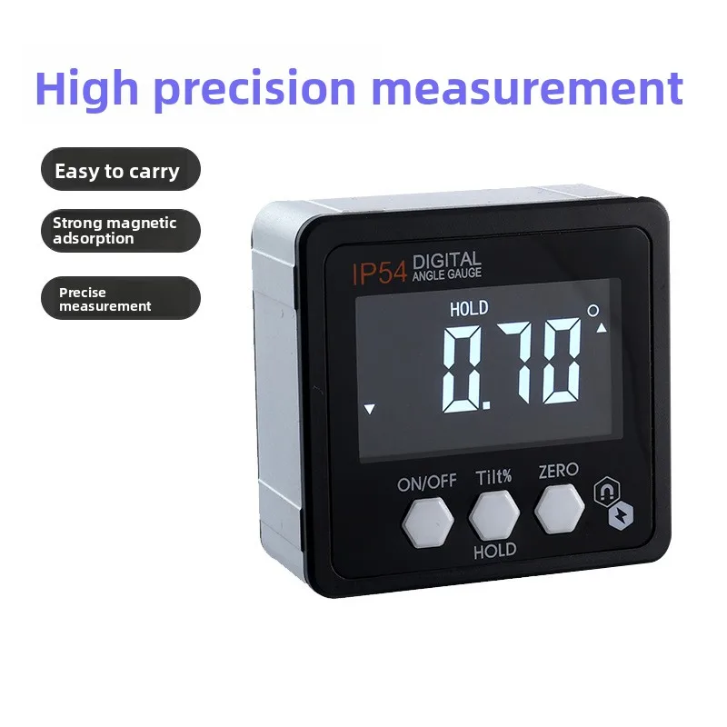 IP54 Electronic Digital Display Inclinometer Inclination Box Electronic Level Gauge Ruler with Magnetic Protractor