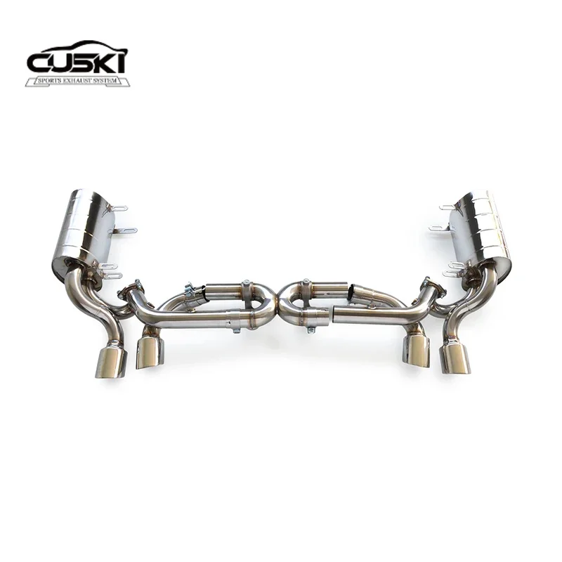 

Valve controlled Catback exhaust muffler suitable for Porsche 996.2 3.4 3.6 2002-2005 stainless steel exhaust accessories exhaus