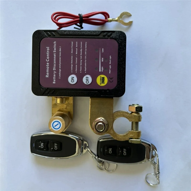 

A11R Беспроводное двойное дистанционное автомобильное реле отключения аккумулятора, главный выключатель 12 В, запасные части для задних автомобильных реле