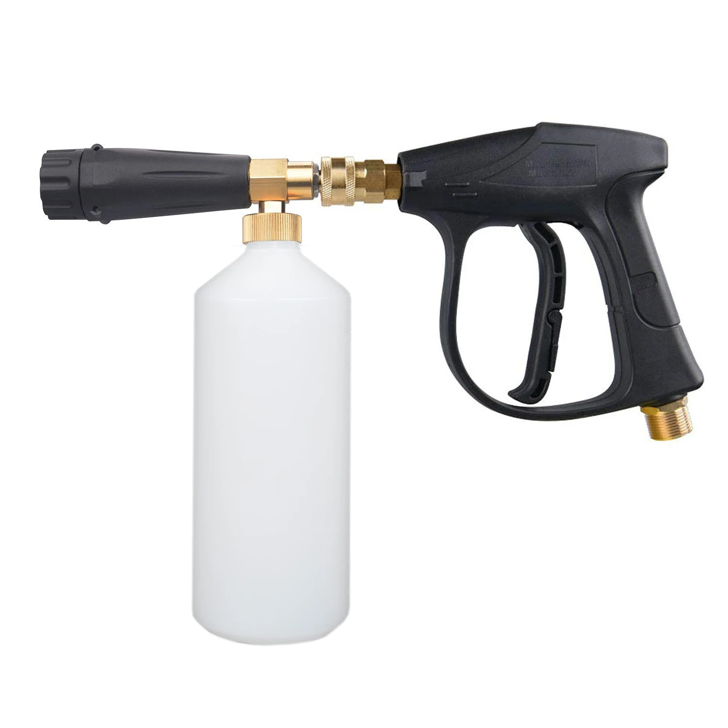 

Pressure Washer Jet Wash Quick Release Snow Foam Lance,3000 Psi High Pressure Washer Spray-Gun,M22 Thread 1/4 Inch