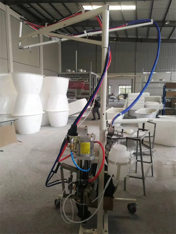 Fiberglass Spraying Machine Pipe Lining Products Production Pneumatic FRP Spraying Machinery
