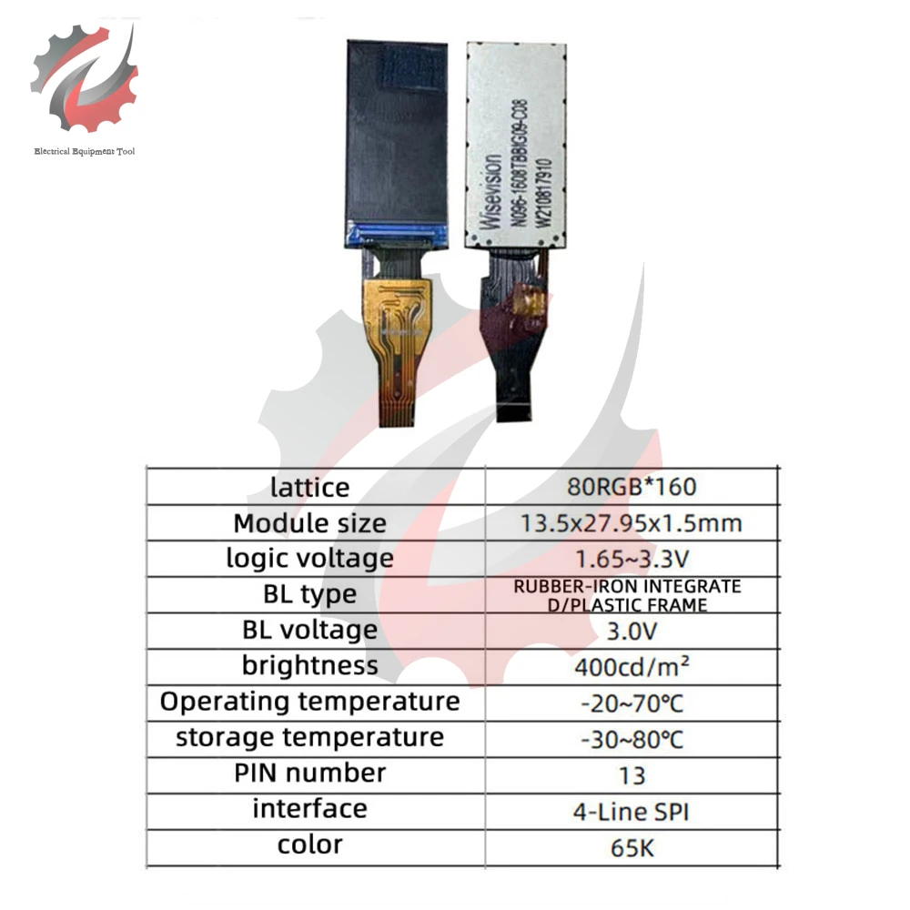 0.96 Cal wyświetlacz IPS wyświetlacz TFT LCD ekran 80*160 ST7735 napęd IC 3.3V 13PIN 8PIN SPI HD pełny kolor dla modułu wyświetlacza IPS