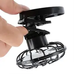 Clip on Cap Fan Solar Powered Fan Cooling Fan Hands Free Personal Fan Portable Fan for Outdoor Camping Sports Travel Hiking