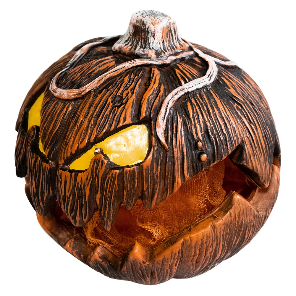 Halloween Pumpkin Decoration Realistic Scary Pumpkin Decor Sound Control Battery Powered Festivals Party Favor Festivals Gadgets