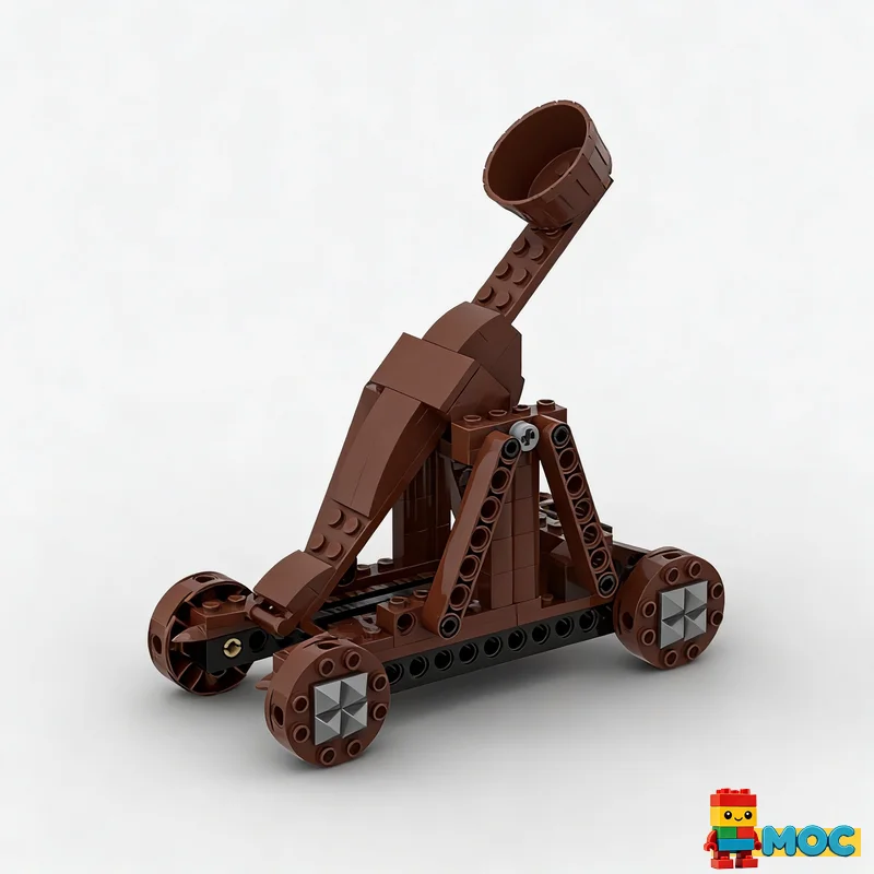 502PCS Medieval Ancient Siege Pack MOC Model Custom Building Blocks DIY Educational Birthday Christmas Collection Display Gift