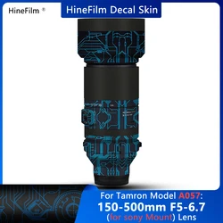 HineFilm for Tamron 150 500 E Mount Lens Sticker for Tamron 150-500mm F5-6.7 Di III VC VXD Lens Cover Film 150-500 Lens Skin