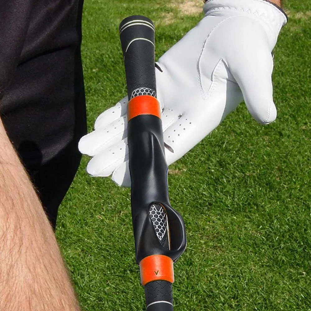 Golf Club Grip Training Aid, Club Handle para Swing Grip Trainer, Mão Esquerda e Direita Prática Aid, Golf Swing Trainer Ferramentas