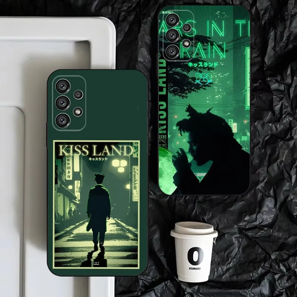 The W-weeknd Kiss Land   Phone Case For Samsung S25,S24,S23,S22,S21,S20,S10,Ultra,Plus,Lite,FE,Soft Silicone Black Cover