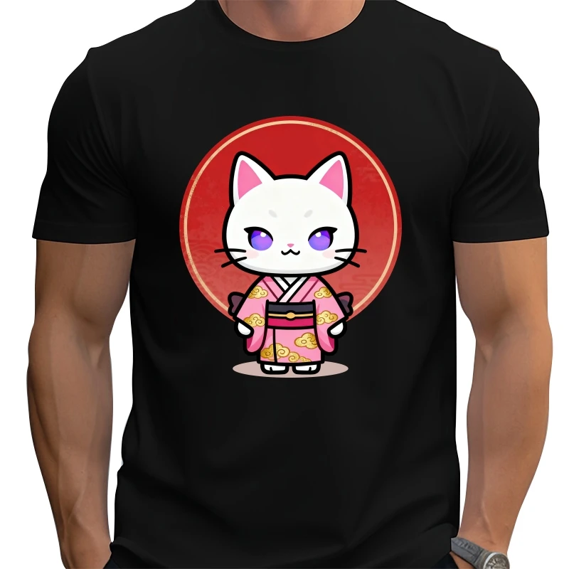 

Настенные часы с героями мультфильмов в стиле хип-хоп, футболка унисекс, легкий повседневный стиль, уличный свободный топ большого размера, забавный топ из 100% хлопка