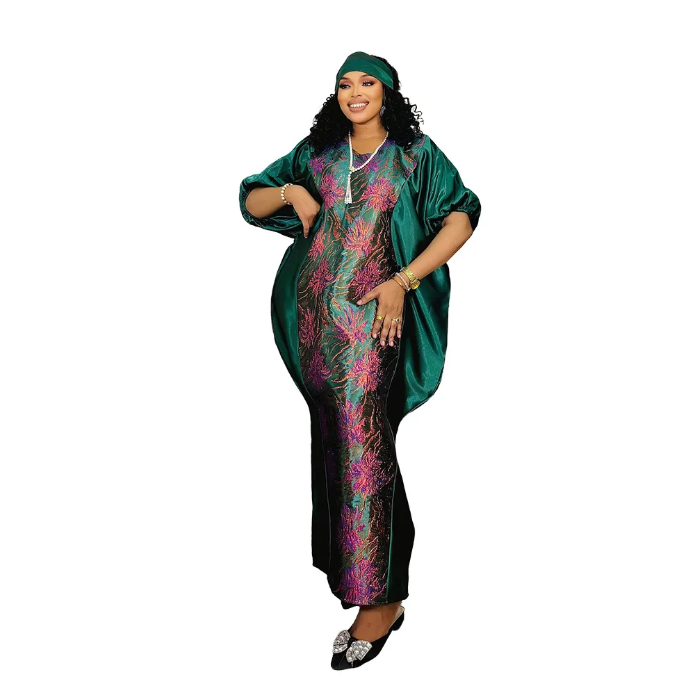 Abayas African Dresses for Women 2025 Traditional Africa Clothing Dashiki Ankara Outfits Gown Robe Muslim Kaftan Maxi Long Dress