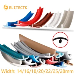 2 meter T Strip Edge Banding Wood Panel Edge Encloser Shield 14mm 18mm 22mm Gray White Black