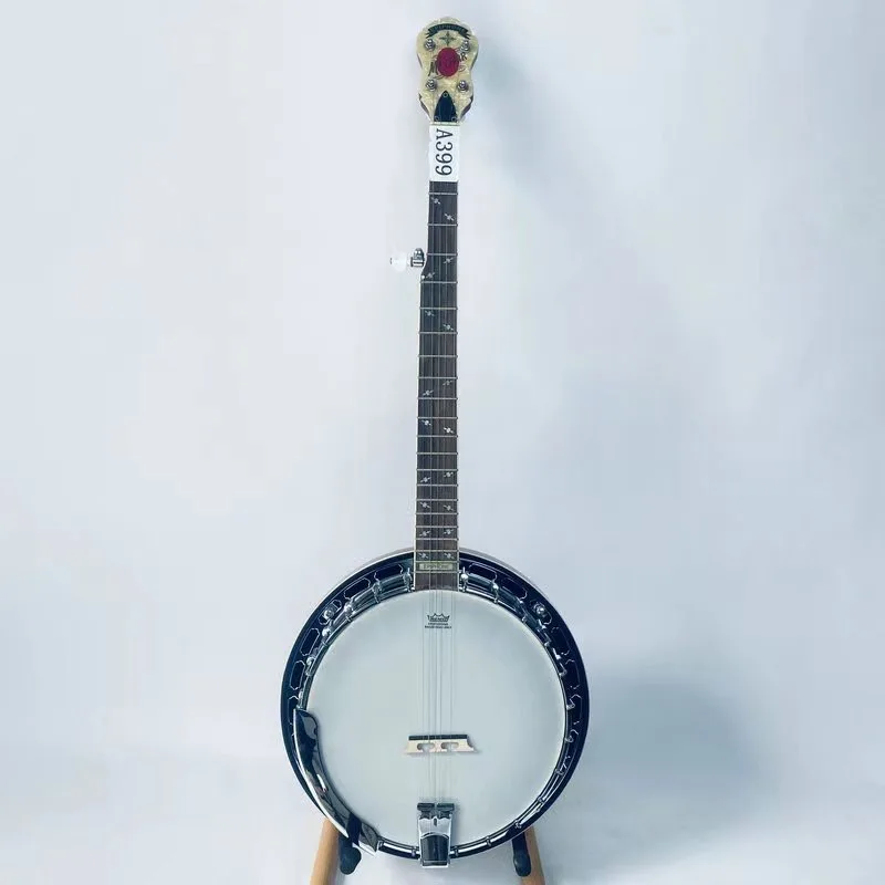 

Подлинная 5-струнная гитара EPI Mayfair Banjo, резонатор из красного дерева, 22 лада, инкрустация снежинками, дистанционные головки с логотипом Mayfair