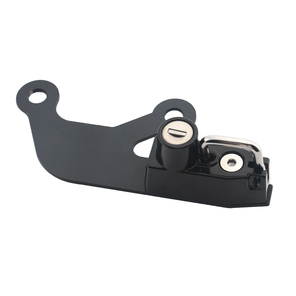 For Kawasaki Ninja 650 Z650 Helmet Lock Kit Motorcycle Helmets Security Anti-Theft Lock Rust-Proof Sturdy Aluminum Left - view 4