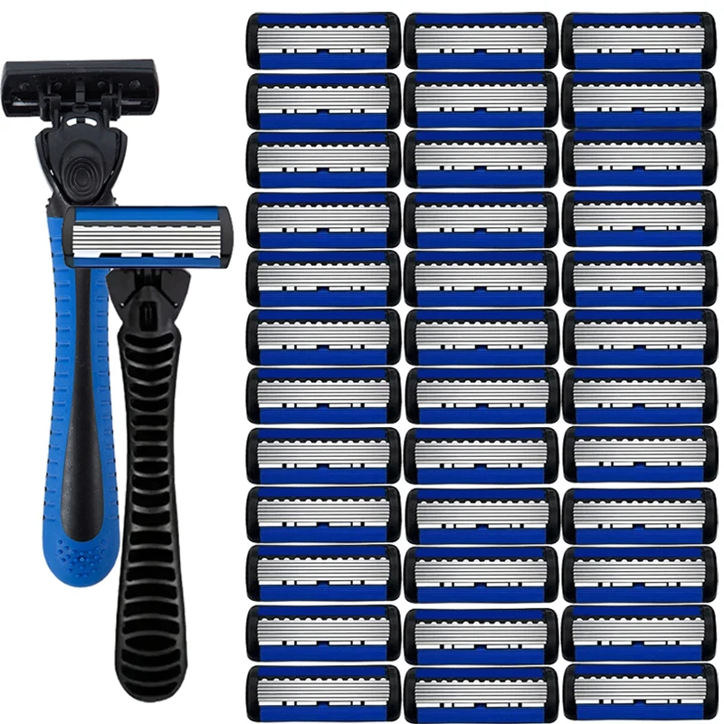 

Классическая бритва, удобная ручка, лезвие из нержавеющей стали, безопасная и безболезненная. Необходимый инструмент для бритья для мужчин.