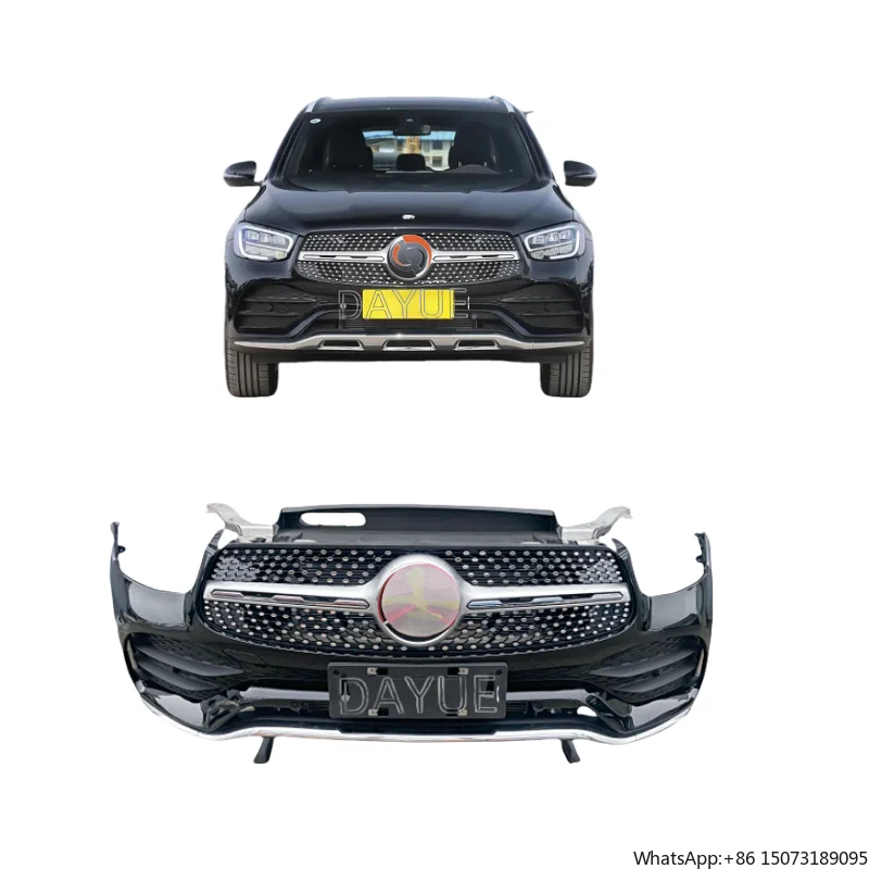 Original Grille and Front Bumper for GLC Series W253 GLC300 2019-2022 Second-Hand Body Kit for 2019-2022 Cars
