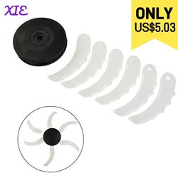 1PCS Blade With 6 Plastic Blades For Makita Blade Head Plastic 198383-1 Grass Trimmer DUR UR Trimmer Accessories Garden Tool