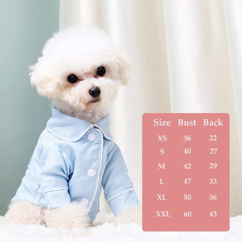 Pijama elegante de flores para perro para otoño e invierno_voghion.com