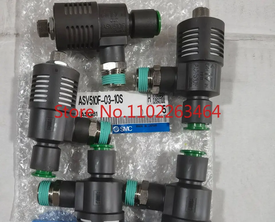 Pneumatic ASV series quick exhaust valve with throttling muffler with quick-change connector ASV510F-03-10S