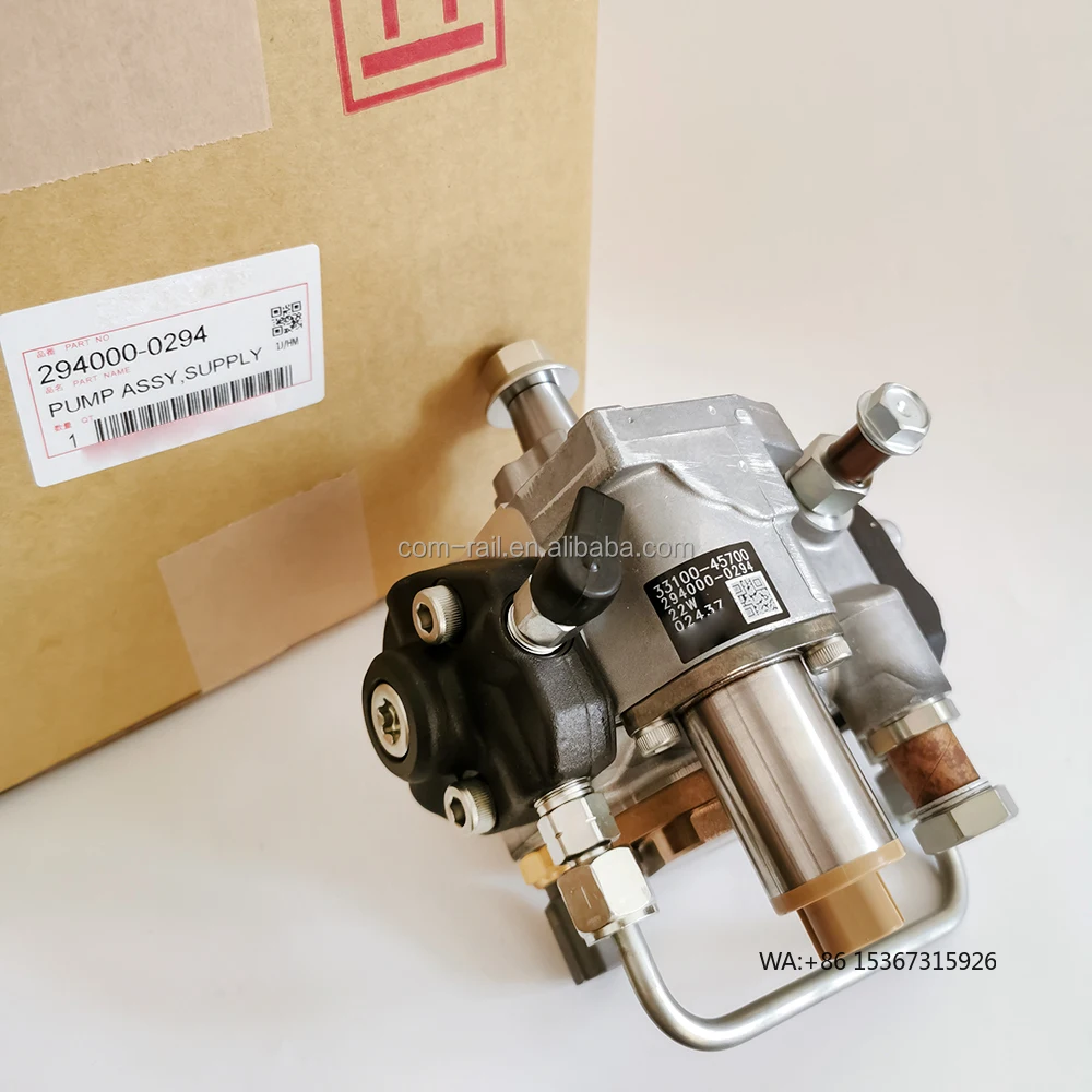 

Pump 294000-0294 294000-0823 33100-45700 for Injector 095000-5550 Original New Common Rail Fuel Pump