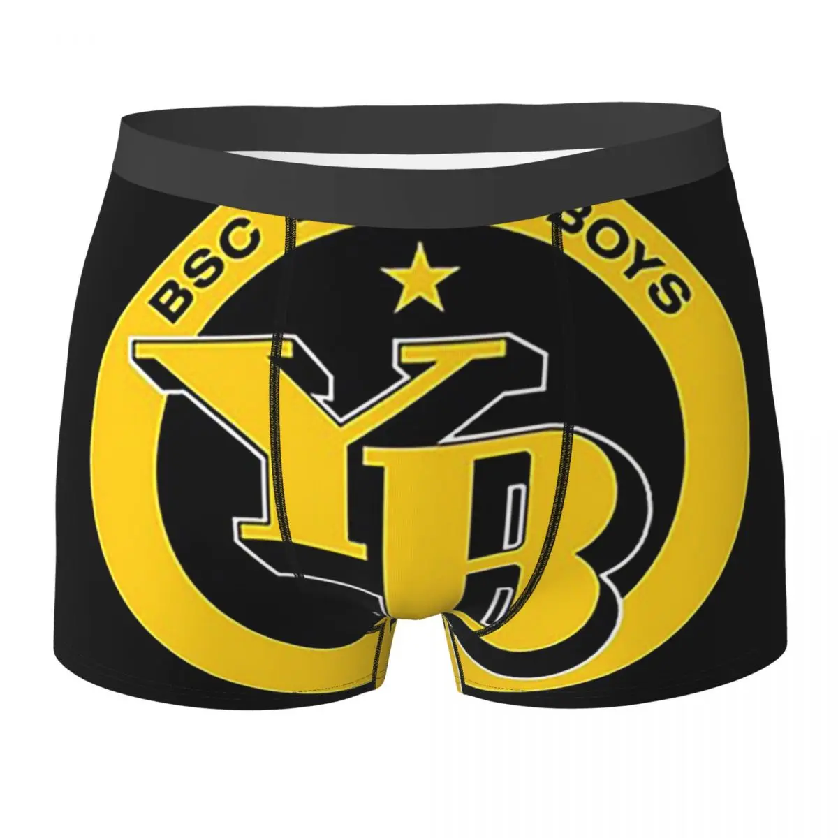 Boxer Underpants Shorts BSC Young Boys Swiss Football Sports Fan Bern Switzerland Panties Underwear for Homme Man Boyfriend Gift