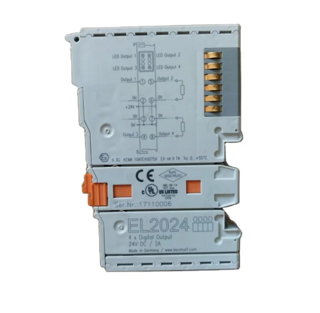

Beckhoff EL2024 | 4-channel Digital Output Terminal 24 V DC, 2 a