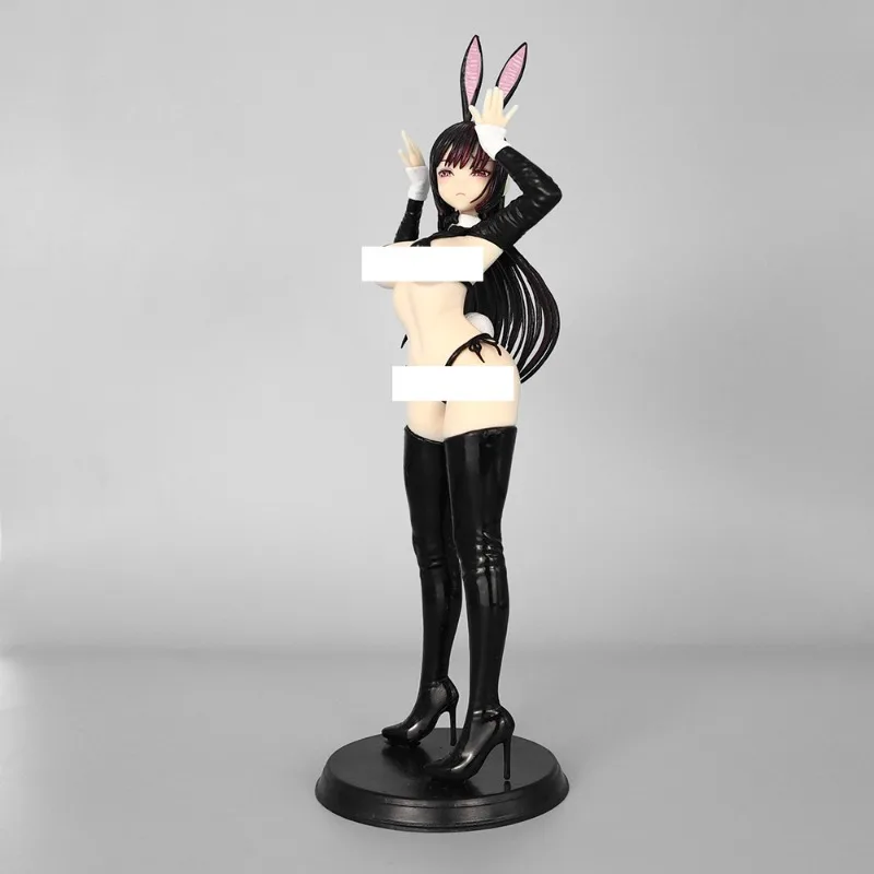 

Standing Reverse Bunny Hand-Made Ornaments Uniform Beautiful Girl Chassis Desktop Landscape