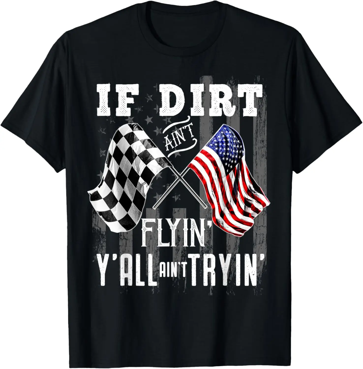 Dirt Track Racing Motocross Stock Car Racing T-Shirts Gift T-Shirt