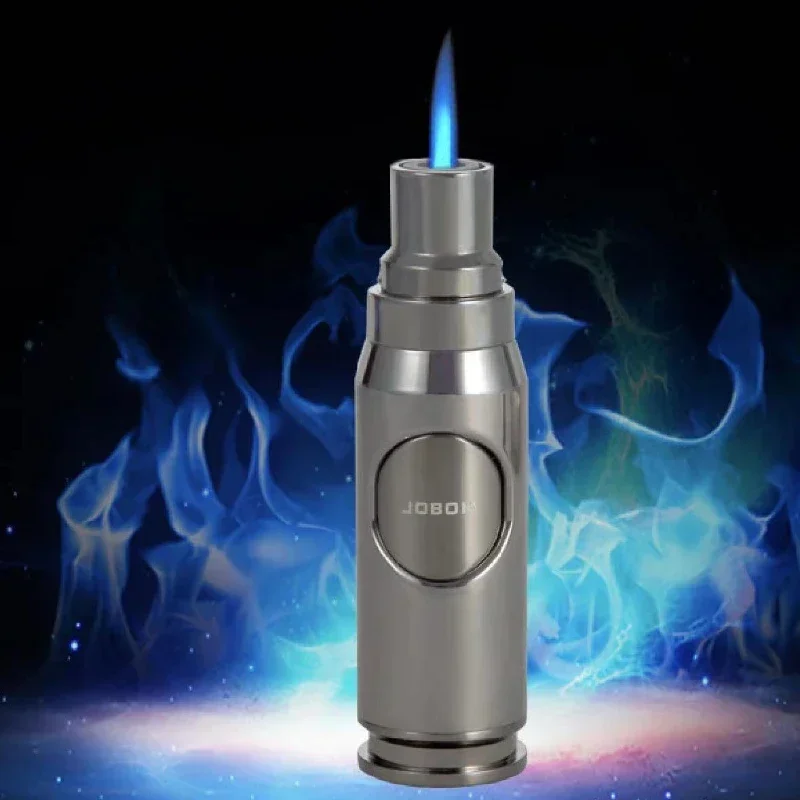 Nieuwe Jobon Bullet Vormige Aansteker Jet Multifunctionele Butaangas Aansteker Spuitpistool Sigaret Outdoor Survival Tool