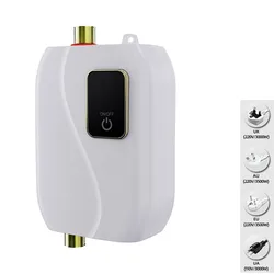 3500W Mini Instant Water Heate US/EU Quick Heating Kitchen Treasure Household Bathroom Wall Mounted Electric Small Water Heater