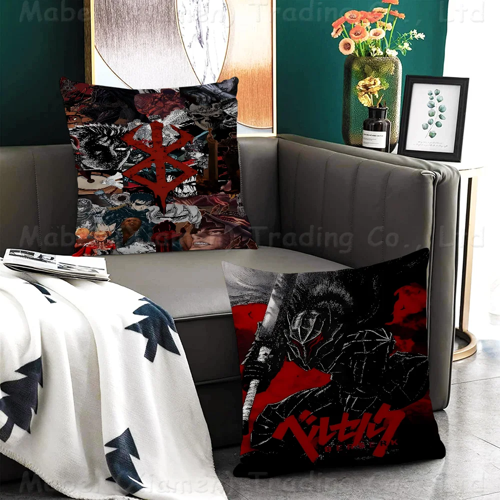 Japanese Anime Berserk Cushion Cover 30x50 Polyester Sofa Cushions Decorative Throw Pillows Home Decoration Pillowcover