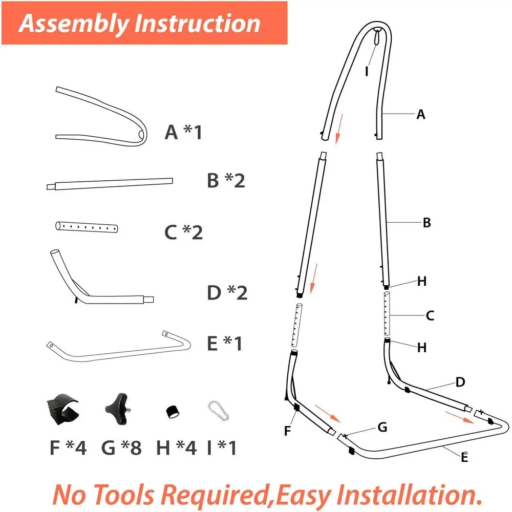 حامل كرسي هزاز بارتفاع قابل للتعديل، 79-93 بوصة، سعة 330 رطل، إطار فولاذي عالي التحمل، مطلي بالمسحوق للداخلية/الخارجية #5