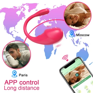 Vibrador vibrador sem fio Bluetooth G Spot para mulheres, controle remoto APP, usar ovo vibratório, calcinha feminina clitóris, brinquedos sexuais para adultos 8 principais vendas orgasmo com vibrador - №6
