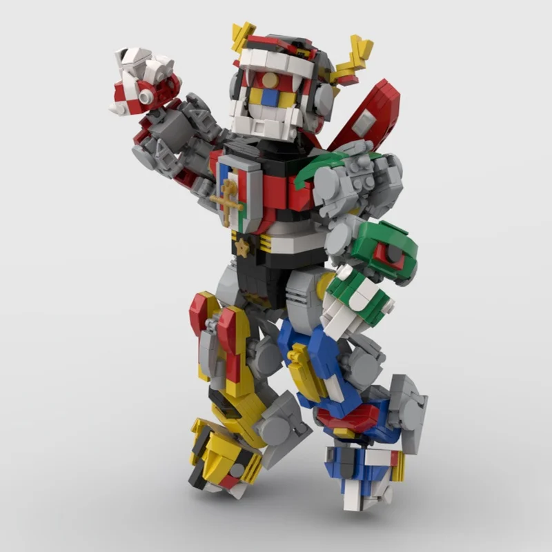 1020 pz MOC 9 Voltron Modello Building Blocks Architettura Assemblare FAI DA TE Idea Creativa Giocattoli Educazione Regali Di Natale Mattoni Per Bambini