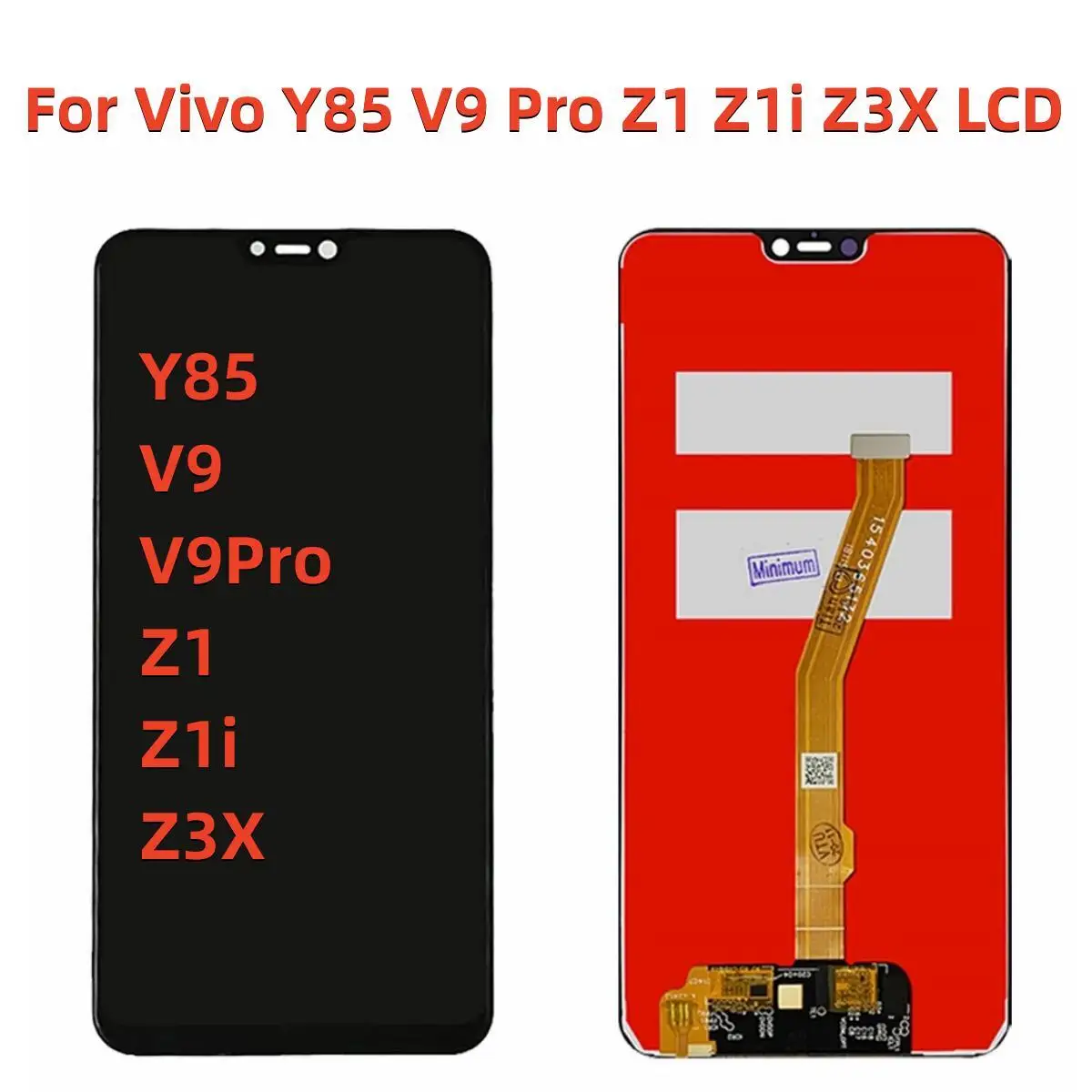 

6.3" Original For Vivo Y85 V9 Pro Z1 Z1i Z3X LCD Display Touch Screen Digitizer Assembly Replacement For Vivo V9 Pro LCD Screen