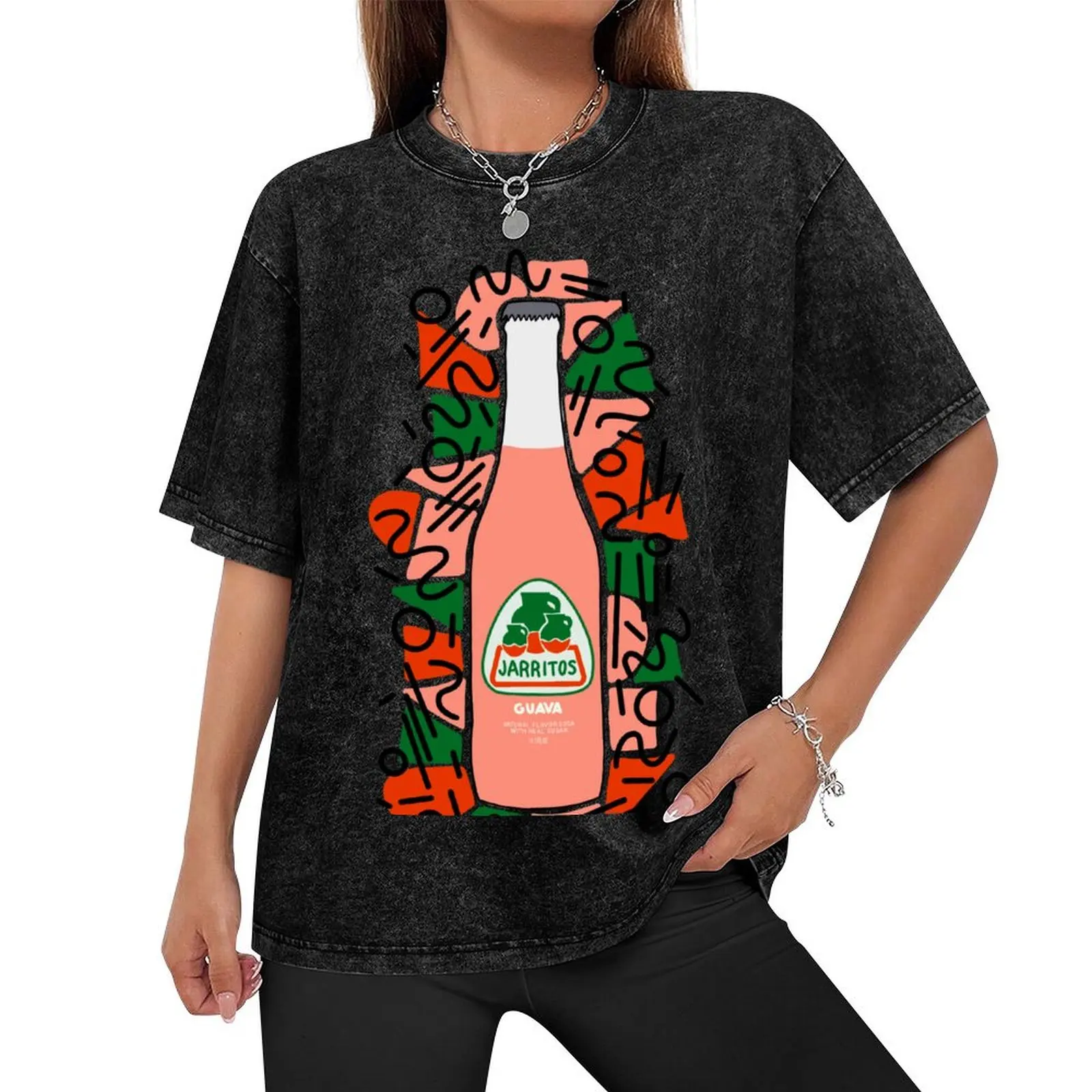 Guava Jarritos PopArt T-Shirt valentines clothes funny shirt cotton mens graphic t-shirts hip hop