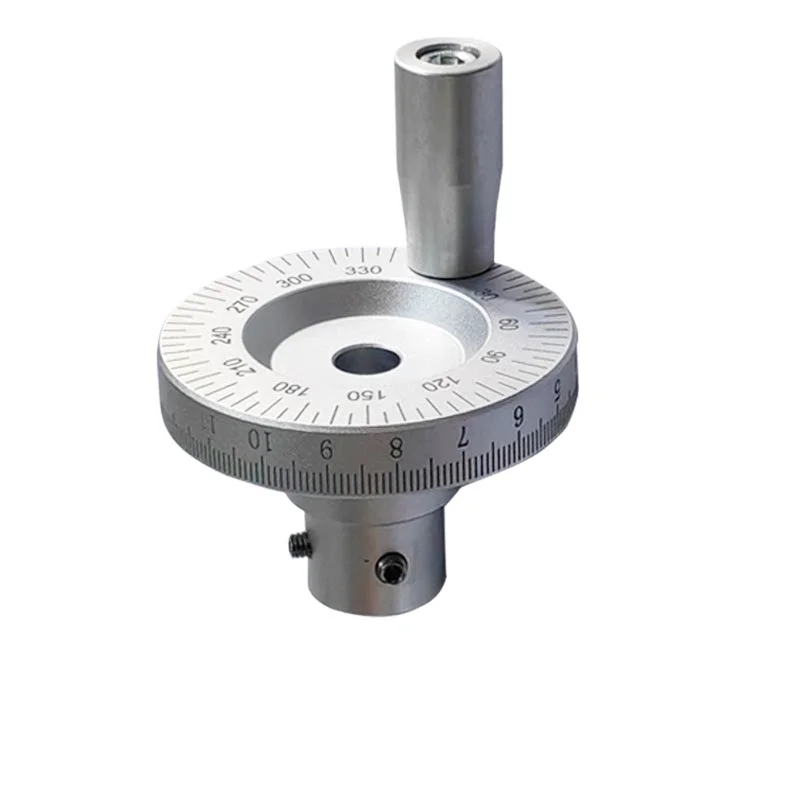 For laser-engraved knob with scale, handle handle, metal circular hand wheel, inner diameter 8mm/10mm