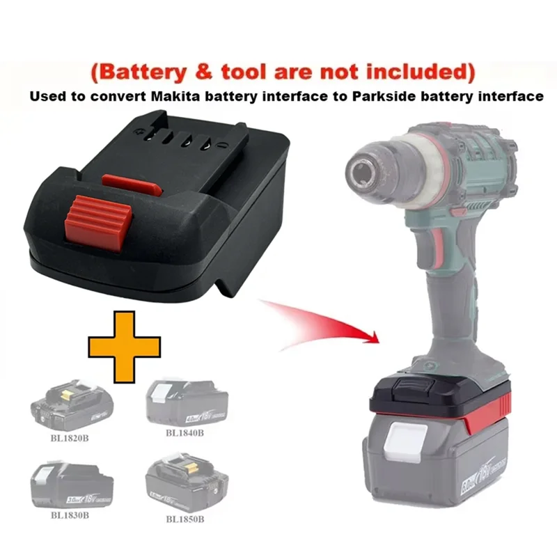 

ABFY-For For Parkside X20V Li- Battery Adapter Electric Power Tool Adapter Converter Battery For Power Tool