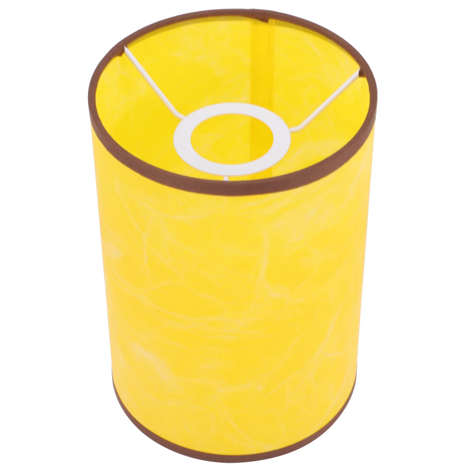 

Lamp Shade Fabric Bedside Cover Farmhouse Drum Shades Medium Diffuse Yellow Iron