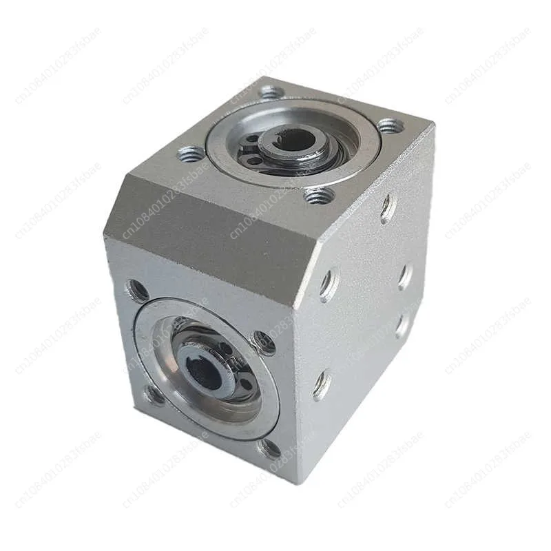 6MM Output Hole Type High Precision Right Angle Steering Gearbox 1 Module 20 Teeth Commutator Gear 2000RPM Two Axes