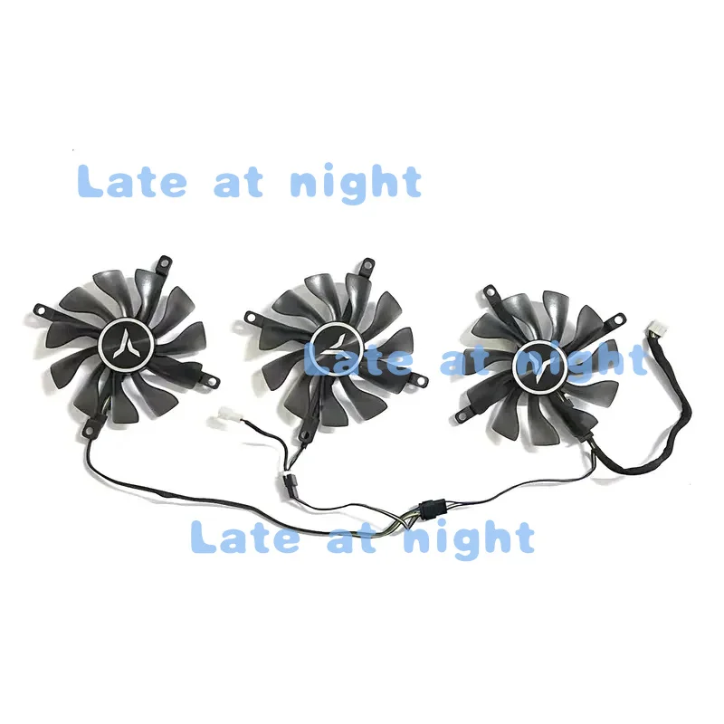 New DIY fan 4PIN 85MM RTX3060 RX6700 XT GPU fan suitable for Yeston GeForce RTX 3060 RTX 3060 Ti RX6700XT graphics card cooling