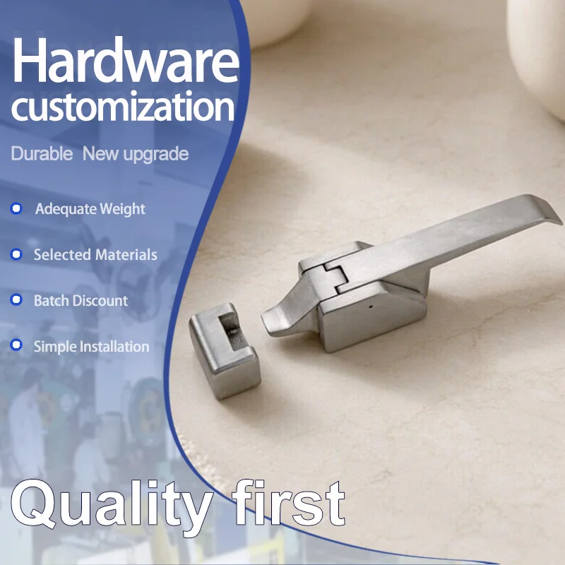 304 Stainless Steel Lock Free Handle For Hardware Products Of Industrial Equipment Speaker Test Box And Oven