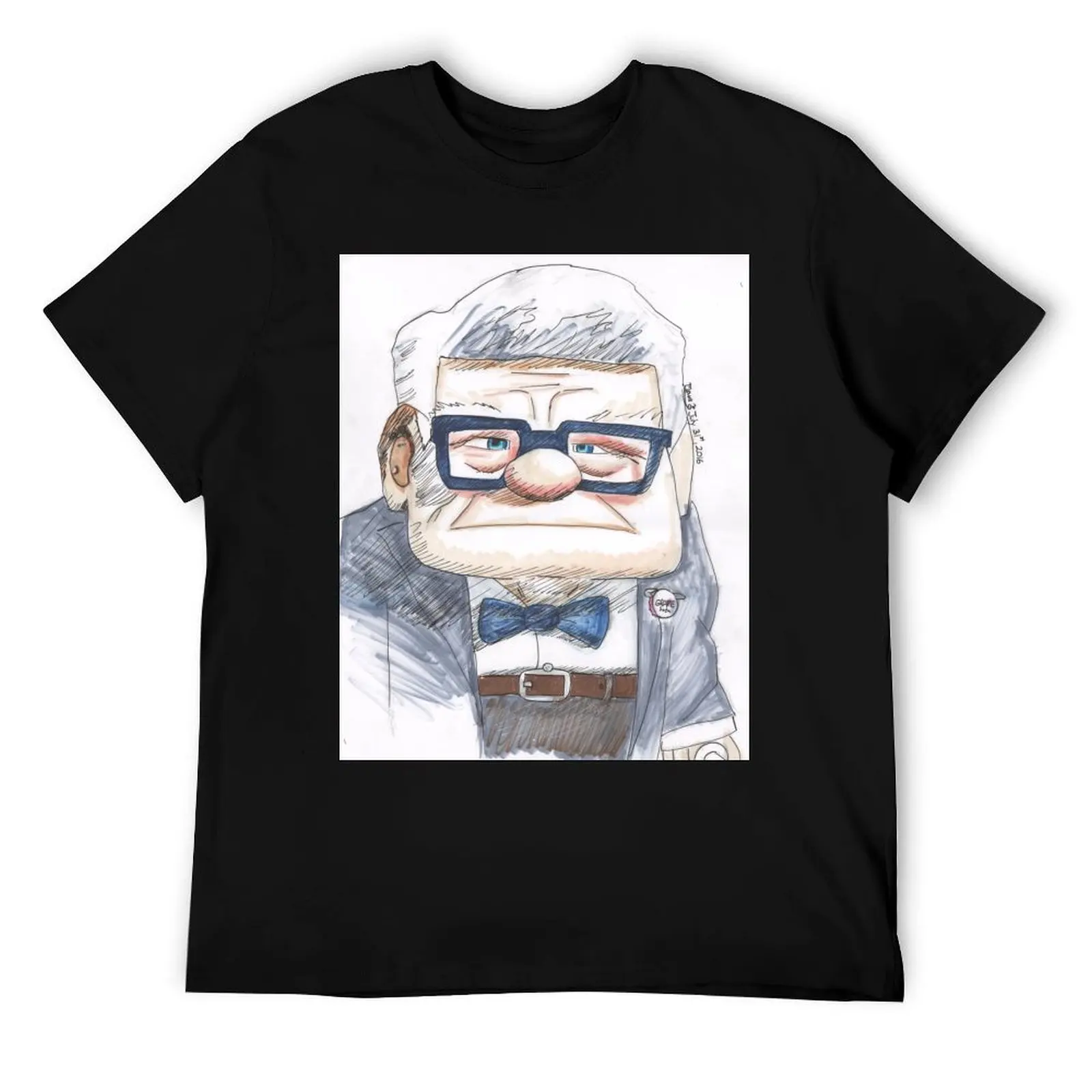 

Carl Fredricksen- Up T-Shirt t shirt man luxury man t shirts for men casual men t shirt cotton 100% T-Shirt