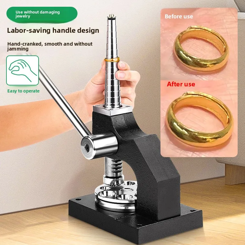 Ring Stretcher Expander Tool for Gold Silver Jewelry Resizing Repair - Portable Professional Durable Mandrel Sizer for Rings