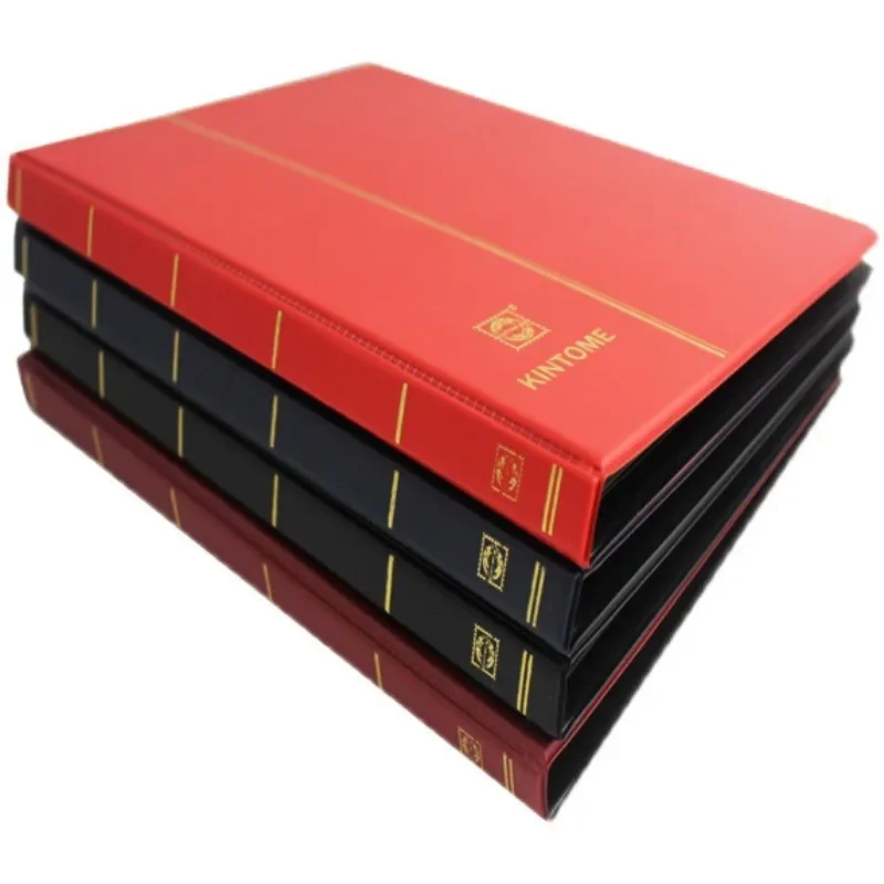 A RMB Banknote Collection Book Square Type Sheet Black Background Double-sided Three-line Coin Book 20 Pages Wholesale