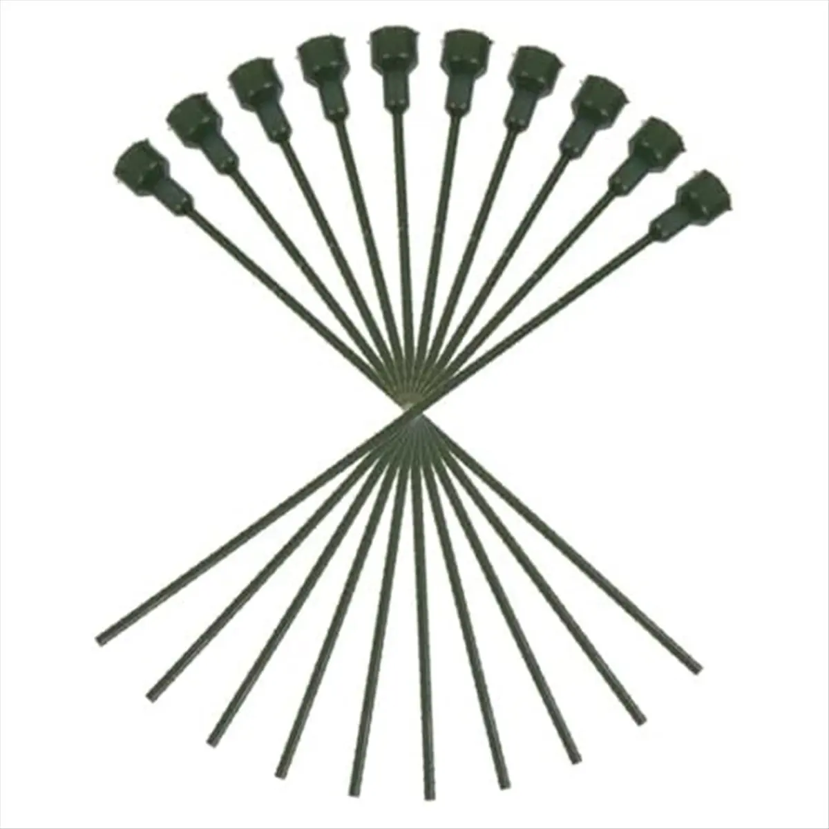 AA83 10pcs Flower Extension Pole House Plants Water Hose Indoor Plants Extension Flower Stem Plastic Flower Stems,Green