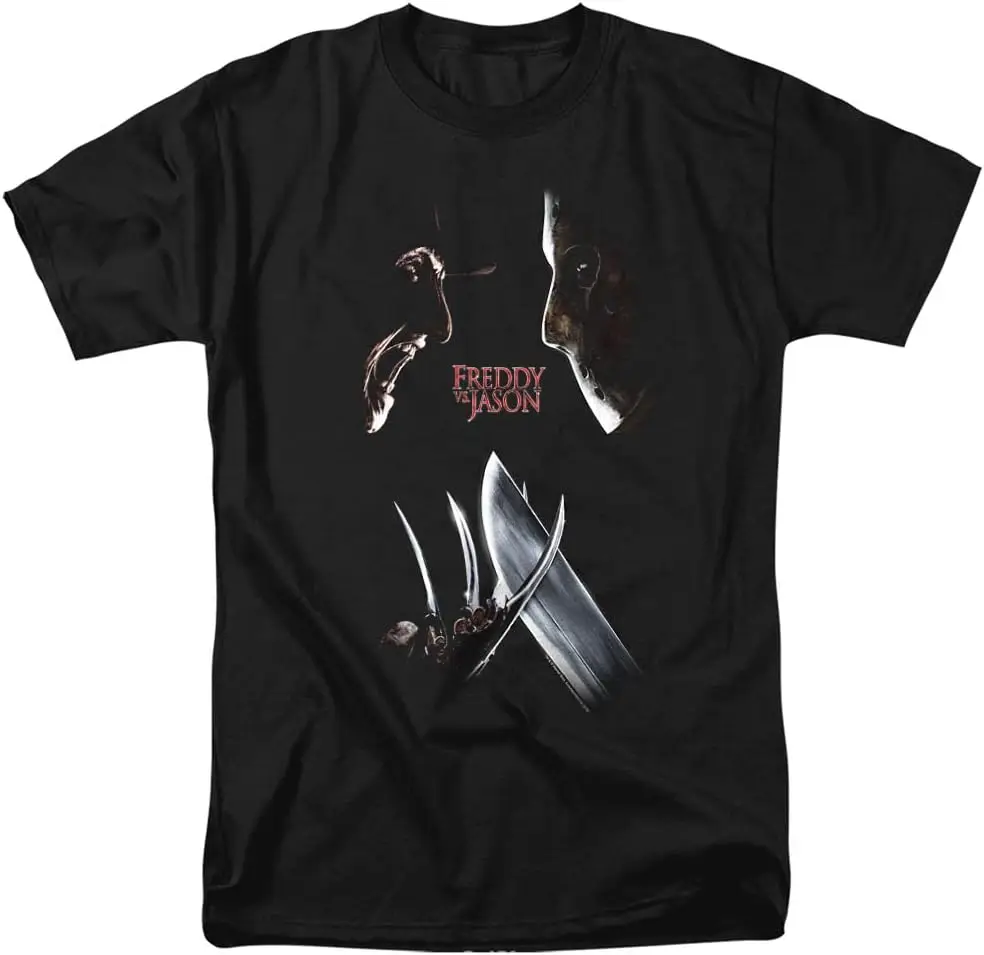 Freddy vs Jason Face Off Unisex Adult T Shirt for Men and Woman